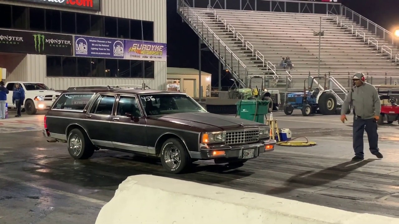 1984 Caprice Estate drag racing.