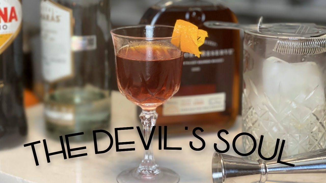 THE DEVIL'S SOUL || A craft cocktail perfect for Halloween!