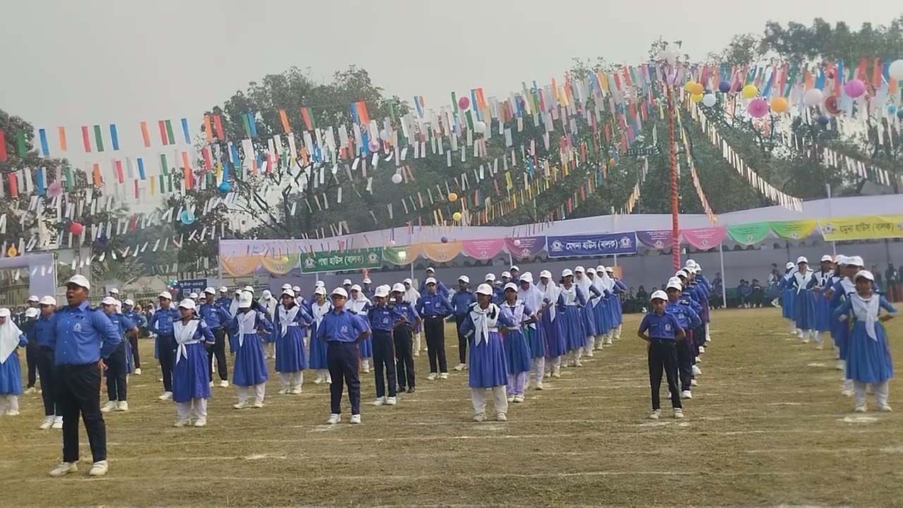 আন্ত:হাউজ বার্ষিক ক্রীড়া প্রতিযোগিতা ২০২৫। সিভিল এভিয়েশন স্কুল এন্ড কলেজ কুর্মিটোলা। ঢাকা।পিটি❤️❤️