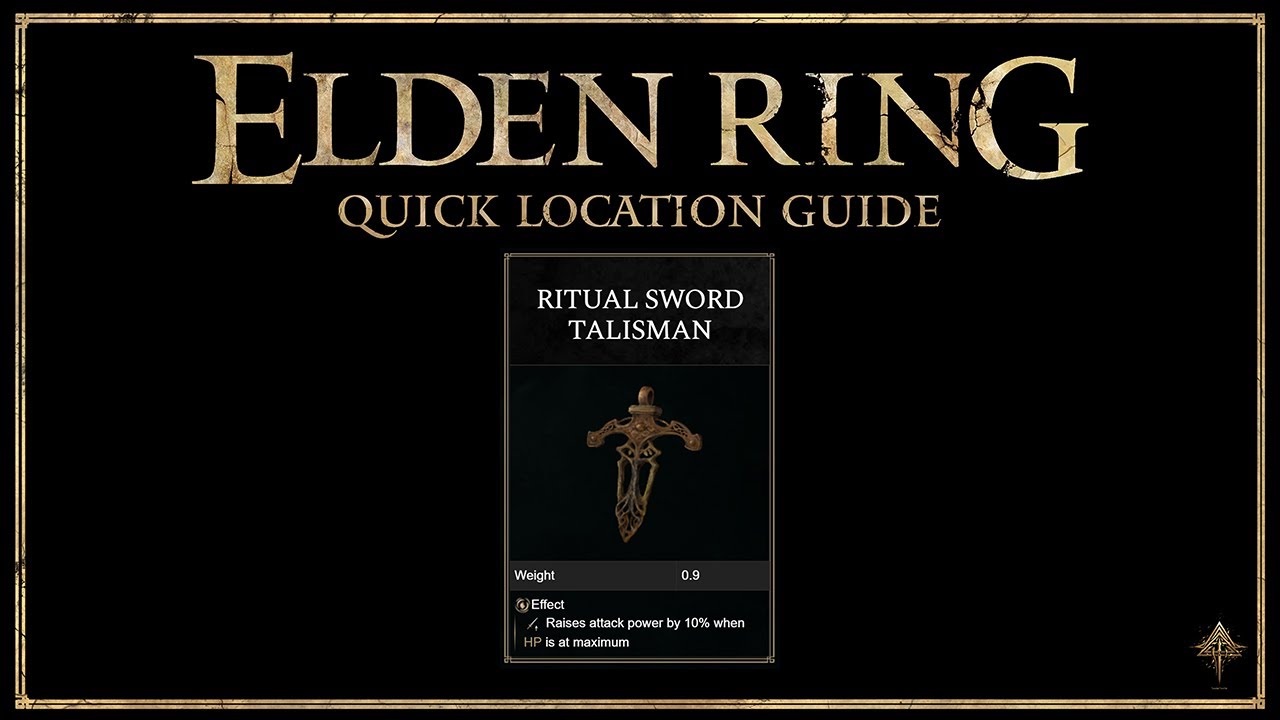 Elden Ring: Quick Location Guide - Ritual Sword Talisman