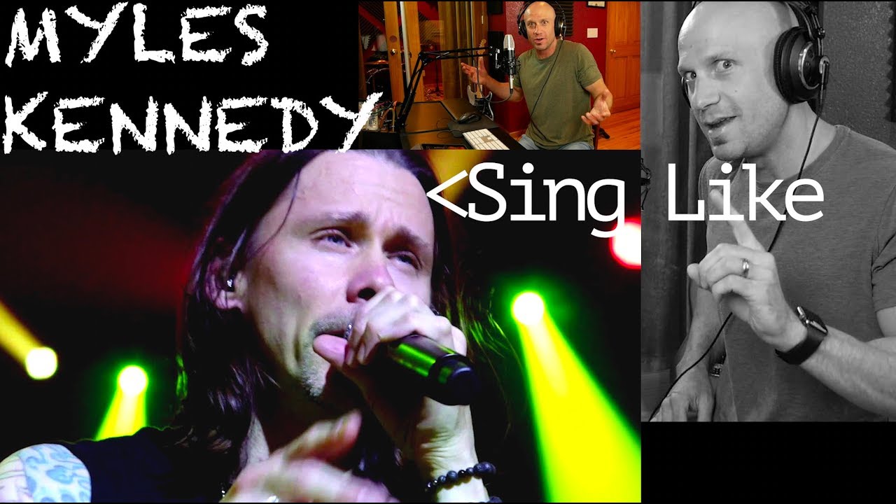 How to Sing Like Myles Kennedy, Alter Bridge. (Clean Power, Subtle Phrasing, BIG Range) NOT REACTION