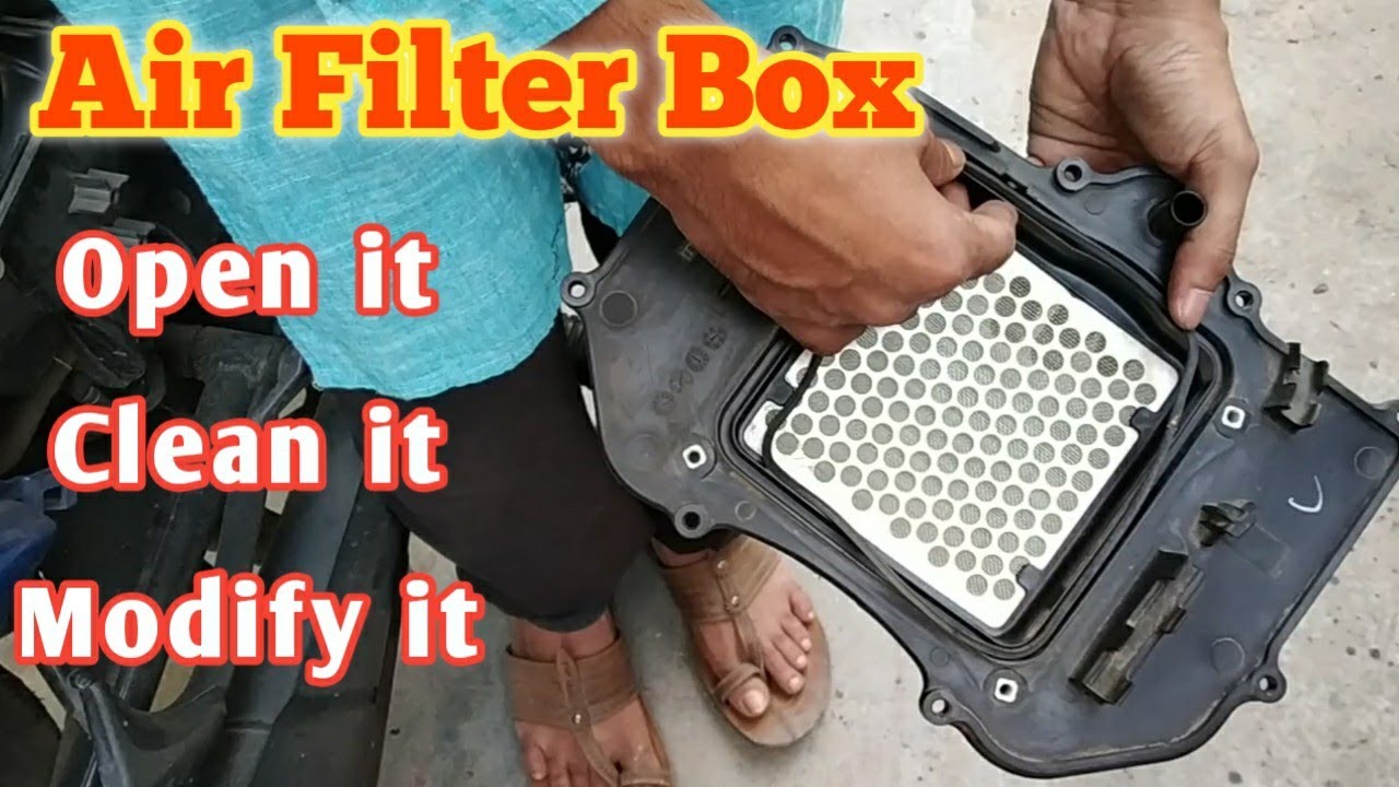 air filter box cleaning honda shine|air filter change|jump with me