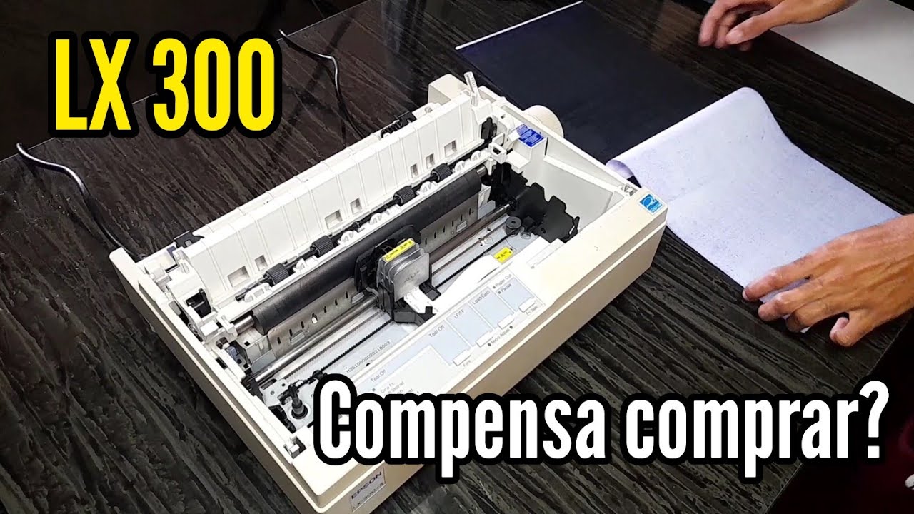 Impressora Matricial LX300 - Como tirar decalque para tatuagem
