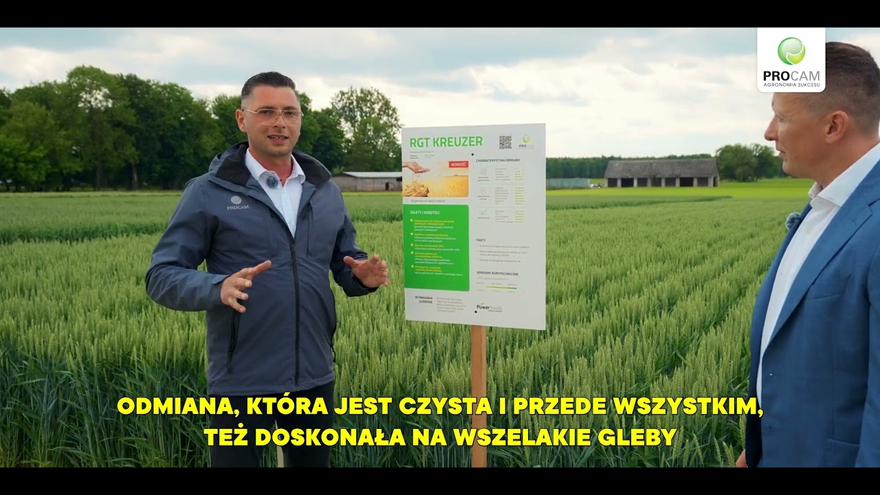 RGT Kreuzer - Uniwersalna pszenica ozima &ndash; sprawdzi się na r&oacute;żnych glebach #procam #pszenica2025