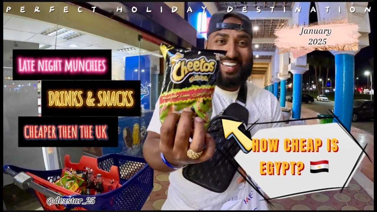 | How CHEAP is EGYPT? Sharm El Sheikh | Shopping | Eating out | Buying snacks | #fyp #travel #review