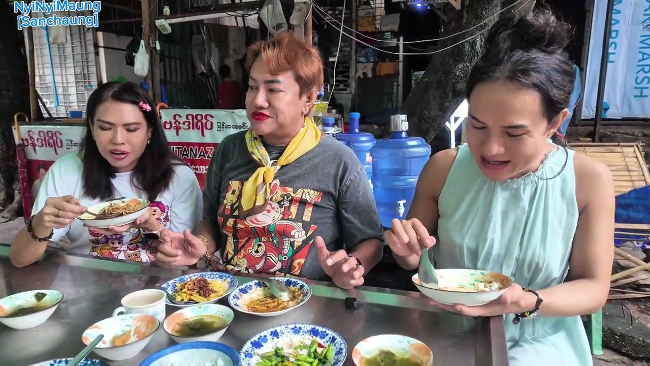 မုန့်လက်ဆာင်းကုန်း မှာရှိတဲ့ လက်သုပ်စုံ ထမင်းနဲ့ ပါတွဲ စားလို့ရတယ် …….