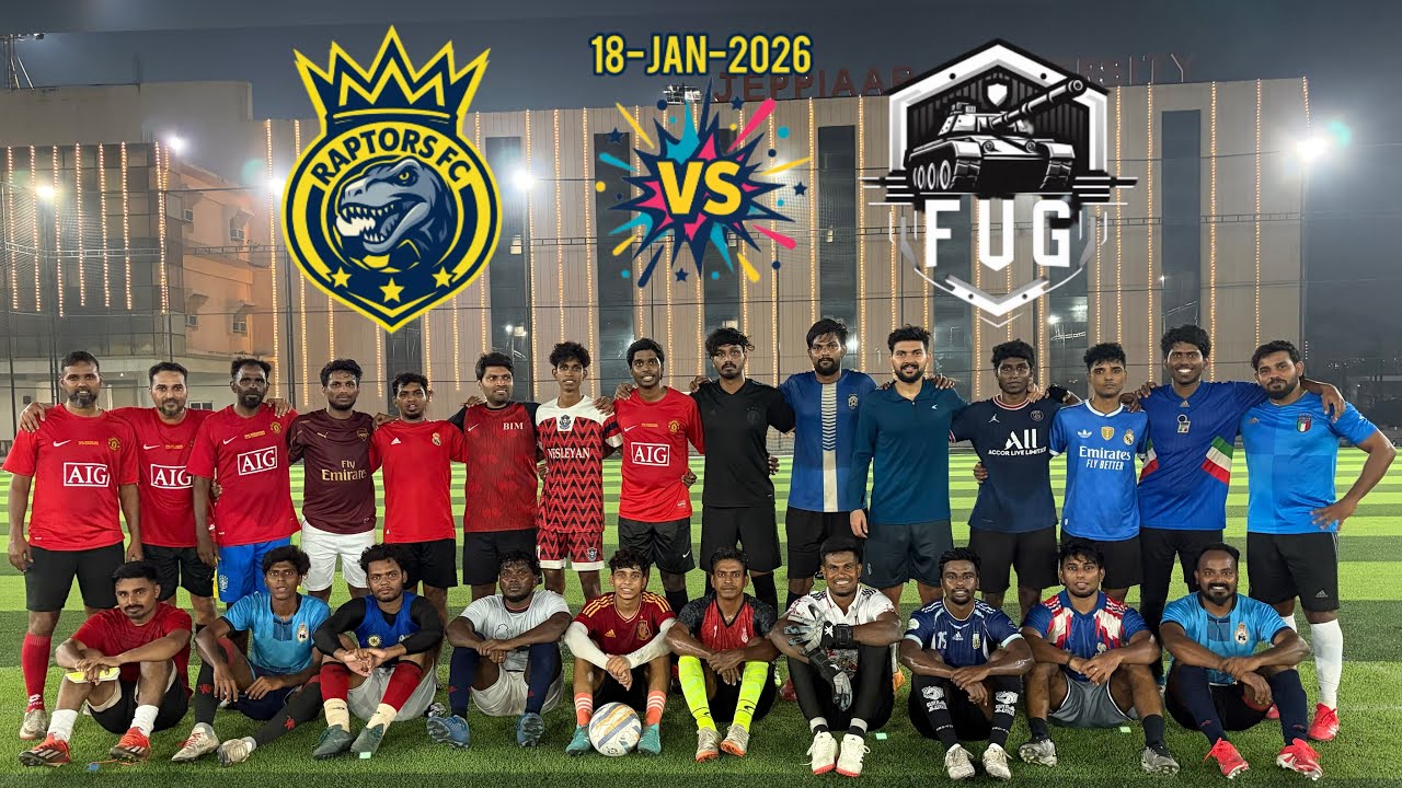 Raptors FC vs FUG - 18-Jan-2026 - Game 3