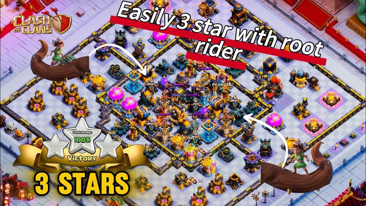 Easily 3 star the most famous anti spam thrower base