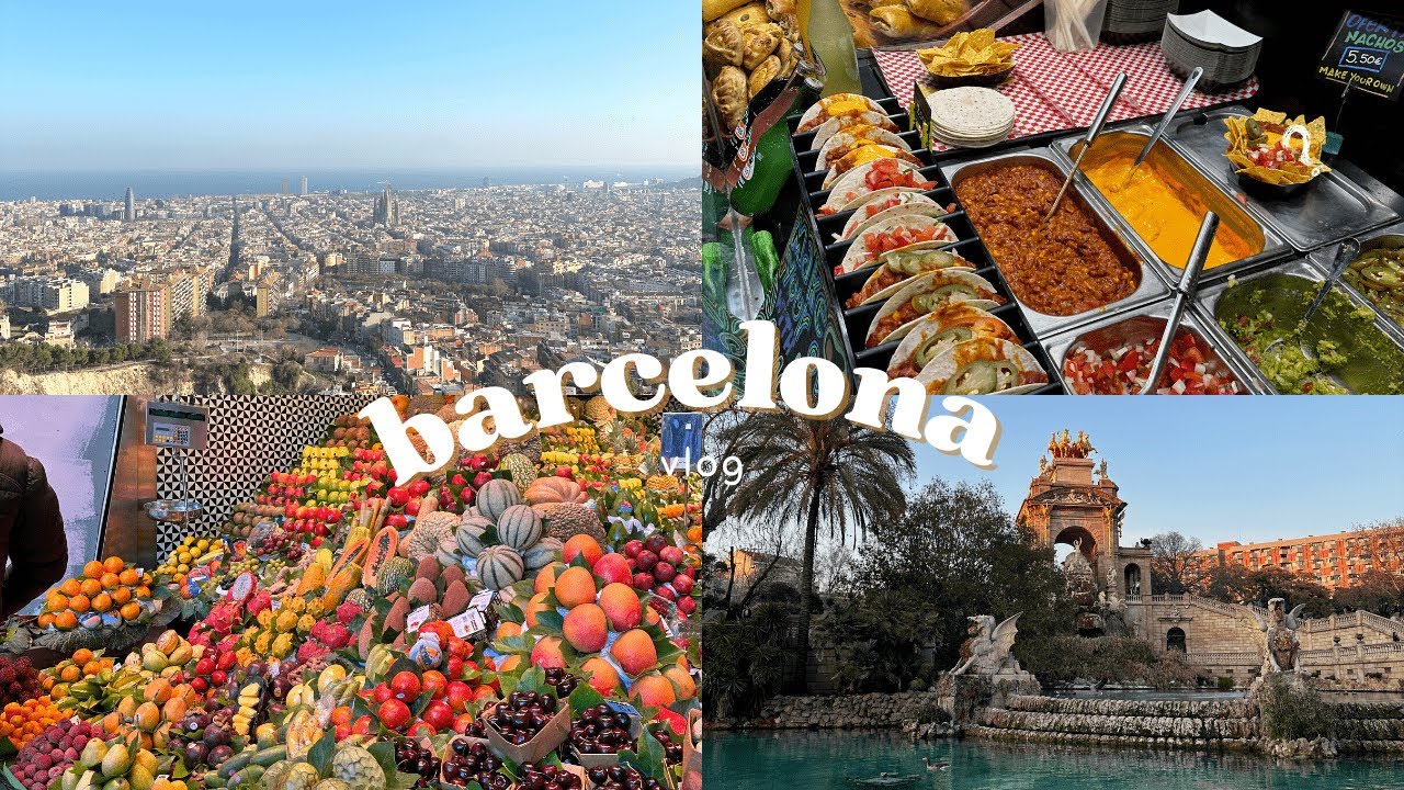 barcelona vlog: amazing food, architecture & weather🇪🇸