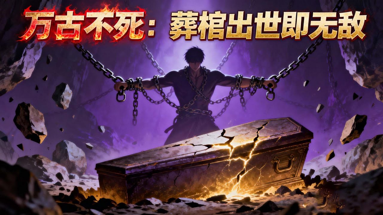 【完结】被无情地囚于那神秘而危险的绝境之域，在无尽的孤寂与黑暗中，时光悄然流逝了两万年。《万古不死：葬棺出世即无敌》#丧尸 #冒险 #动态漫 #動漫 #动画推荐