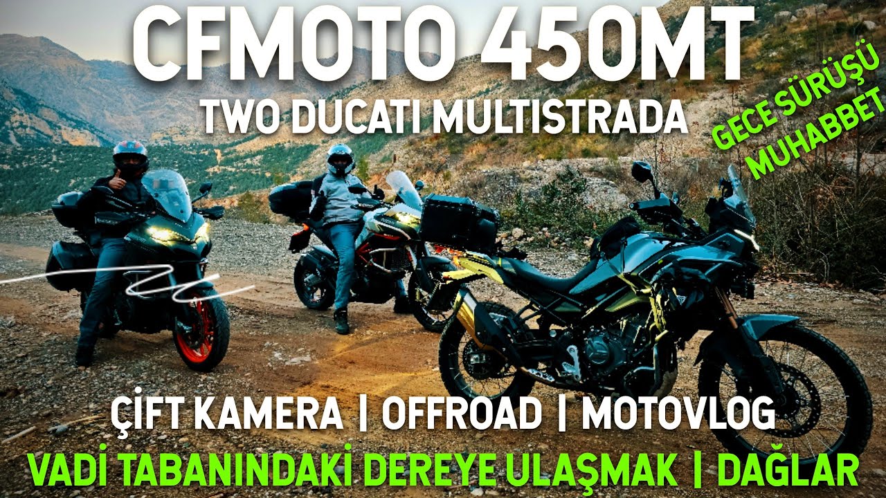 Cfmoto 450MT ve Ducati Multistradalar ile Orman Yollarında Offroad | 450MT Offroad