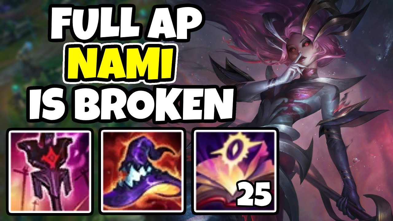 Challenger support plays FULL AP NAMI EMAX | Nami Support | 13.21 League of Legends