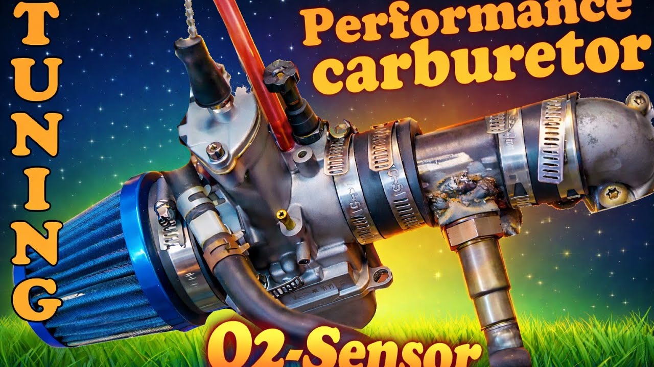 Carb Tuning with Air-Fuel Sensor install | MX-1 | Racing Lawn Mower