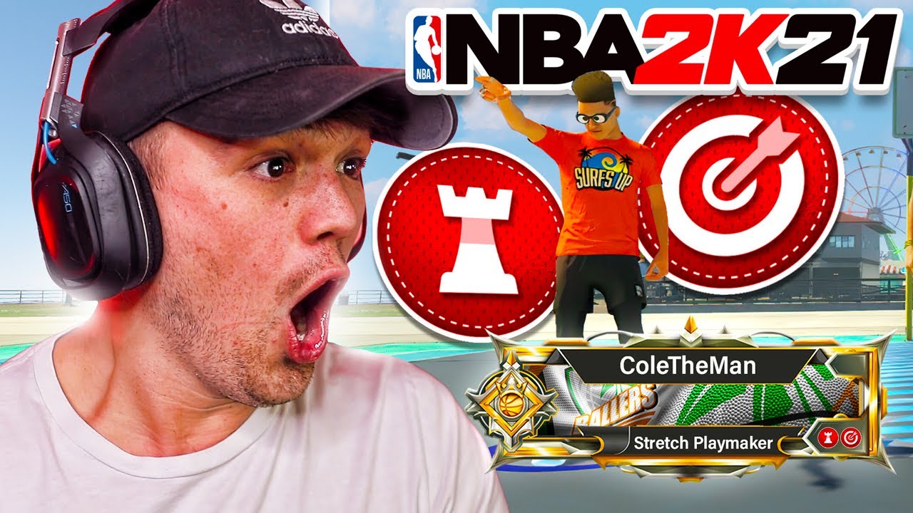 MY NEW 99 STRETCH PLAYMAKER CAN DO IT ALL... (DOUBLE TAKEOVER) nba 2k21 current gen