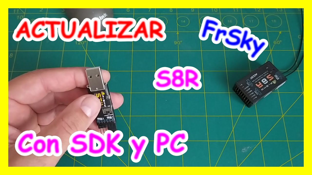 FrSky S8R - Actualizacion con la STK - USB y el Ordenador #FrSky Update S.Port #español
