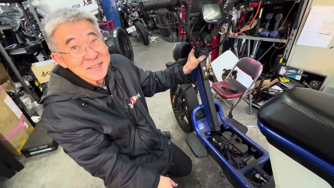 ブレーキレバーを交換したいだけなのに・・・・　EV原付　GEV600