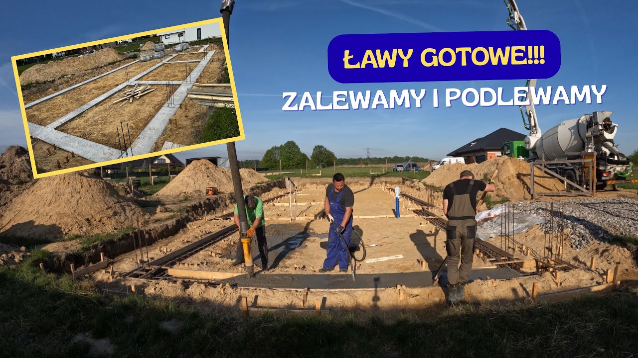 6. Zalaliśmy ławy fundamentowe! Co dalej? Podlewanie i pielęgnacja betonu