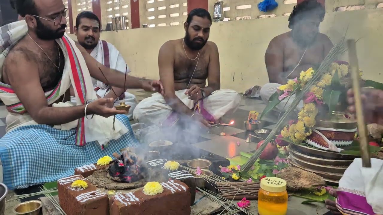thiruvanmiyur vedaparayanam aavahanthi homam day 4