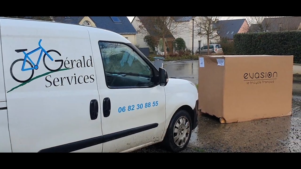 GÉRALD SERVICES 30 - Réception et déballage du tricycle Evasion