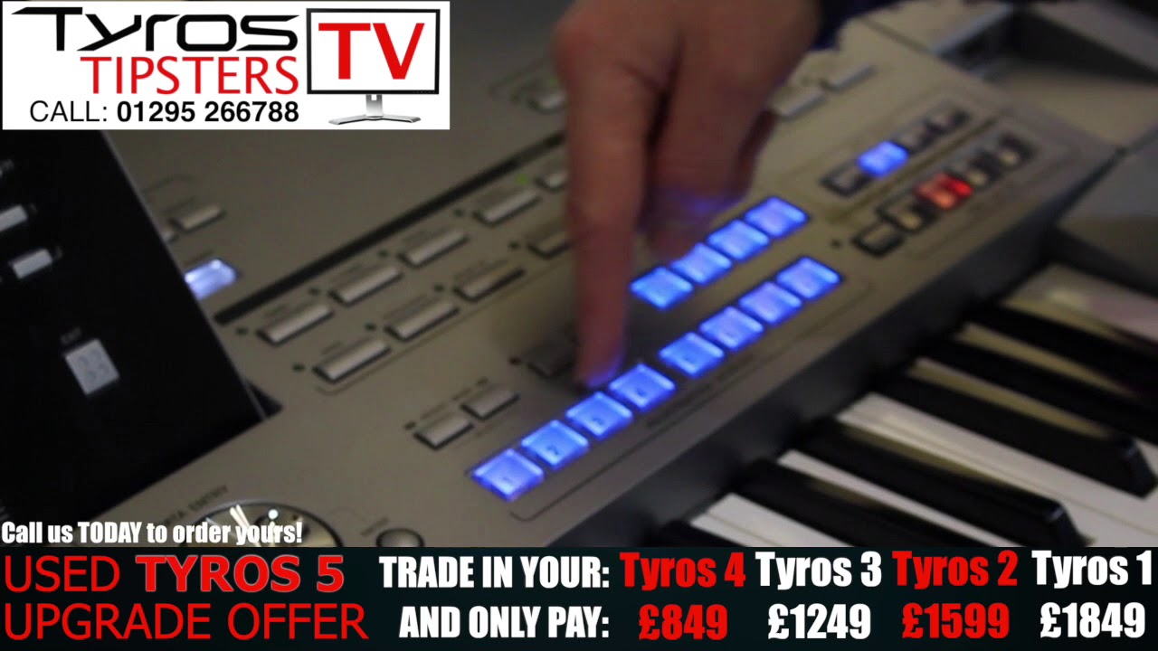 How to make a blank set of registrations on Yamaha Tyros 1, 2, 3, 4 and 5