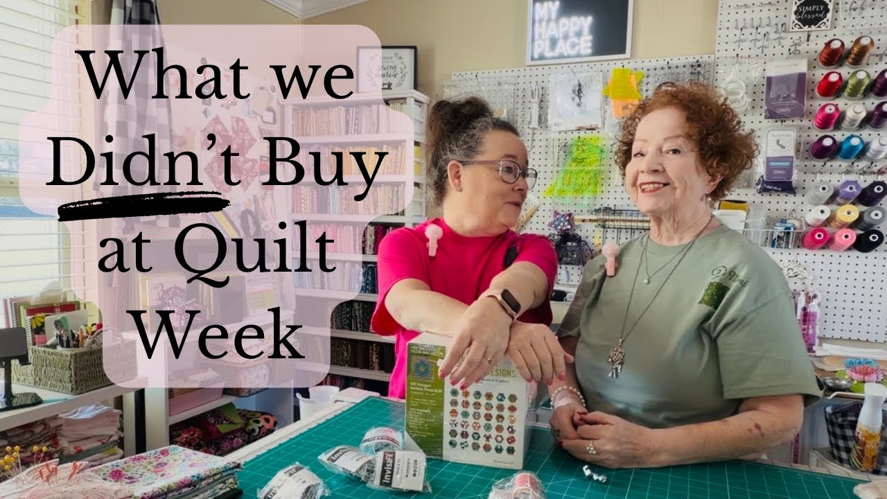 Quilt Week Shopping Haul