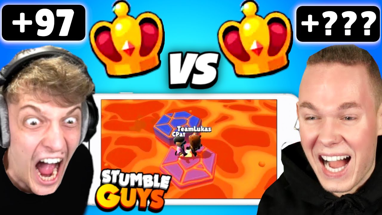WER SCHAFFT MEHR KRONEN IN *60 MINUTEN* in STUMBLE GUYS? ⏰😱 XXL KRONEN BATTLE!