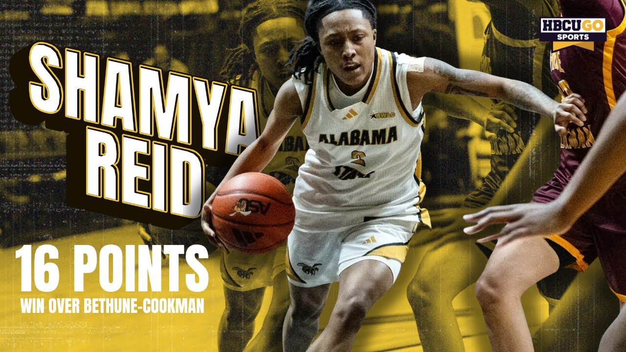 Shamya Reid scores 16 in Alabama State win over Bethune-Cookman | Highlights - Jan 31. 2026
