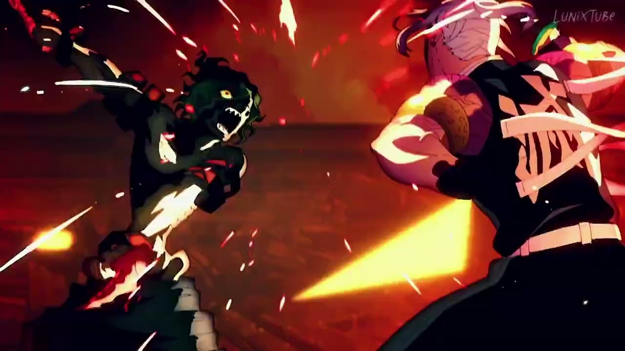 Rengoku VS Akaza|Uzui VS Gyutaro