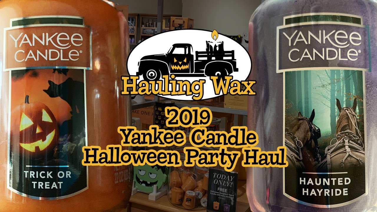 2019 Yankee Candle Halloween Party Haul - Haunted Hayride, Trick or Treat and more!