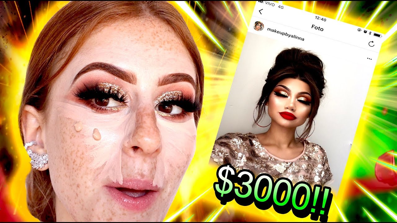 Imitei a Make da GRINGA MAIS CARA DO YOUTUBE! 🔥