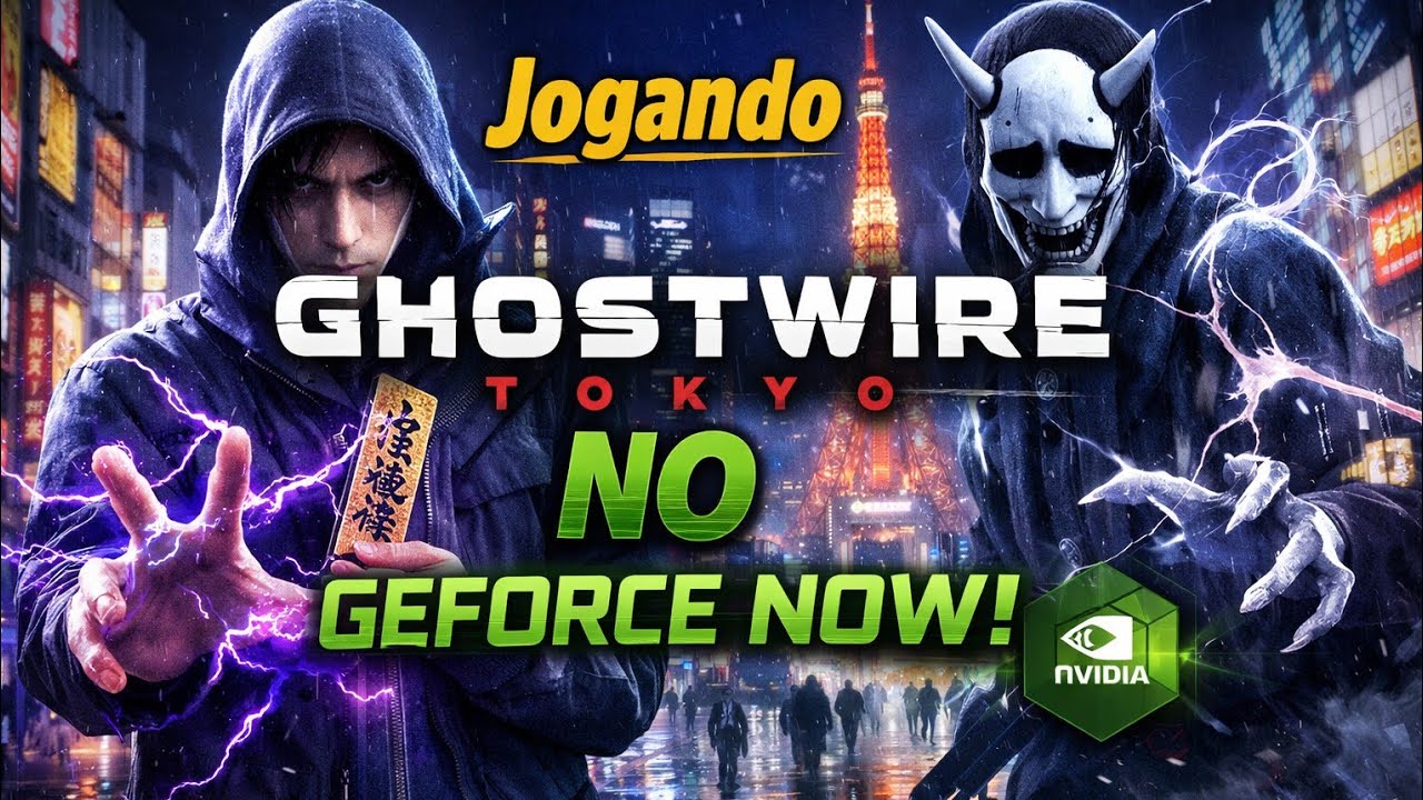 Jogando Ghostwire Tokyo No Geforce Now!