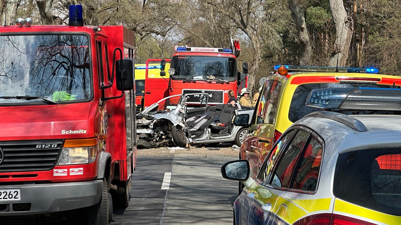 Schwerer Verkehrsunfall bei Lindow 79-jähriger Mann schwer verletzt ￼