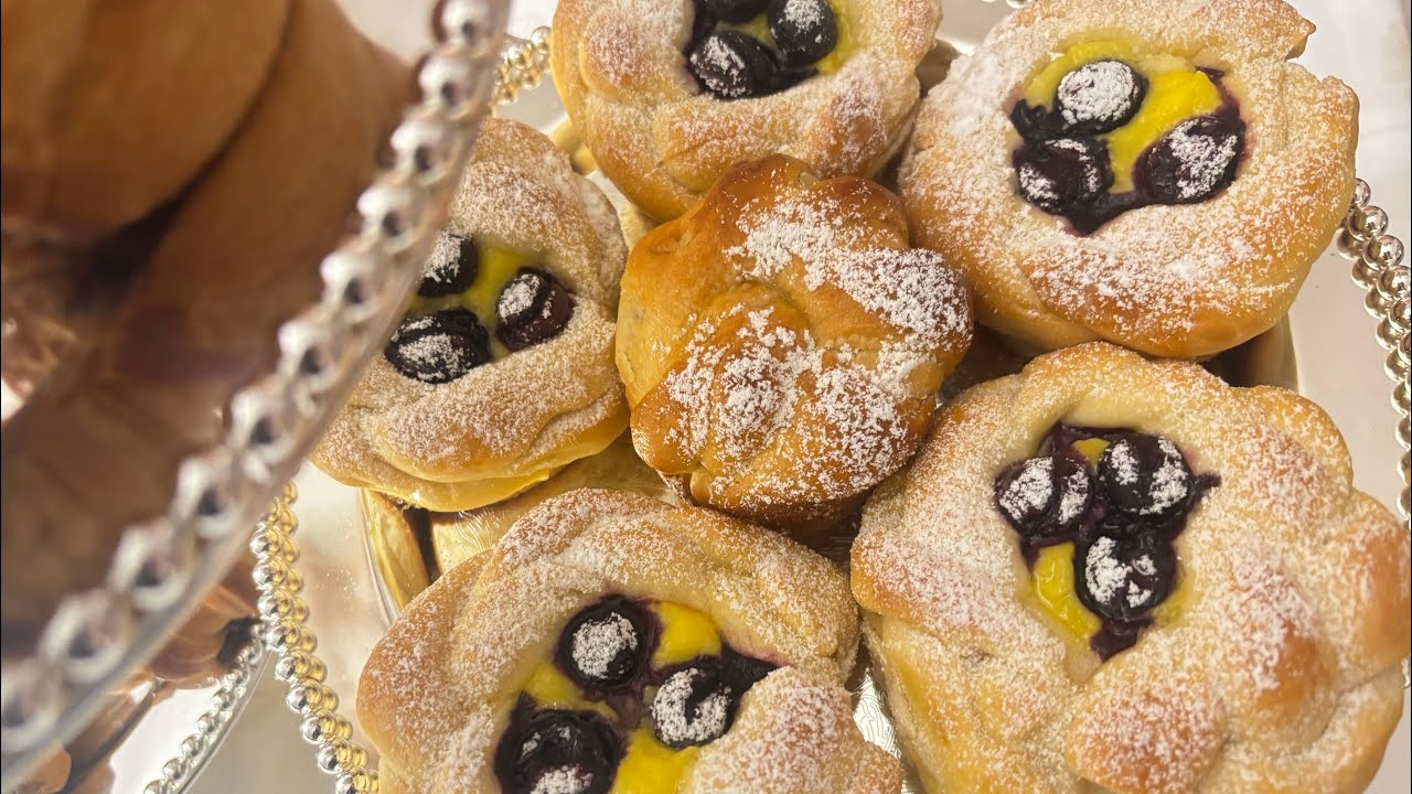 بريوش بكريمة اخف والذ بريوش على طريقة افخم المخابز