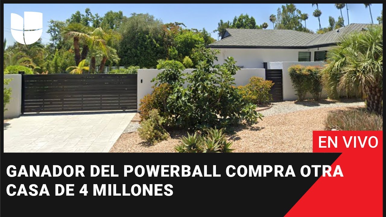 🔴EN VIVO: Ganador del PowerBall compra otra casa de 4 millones