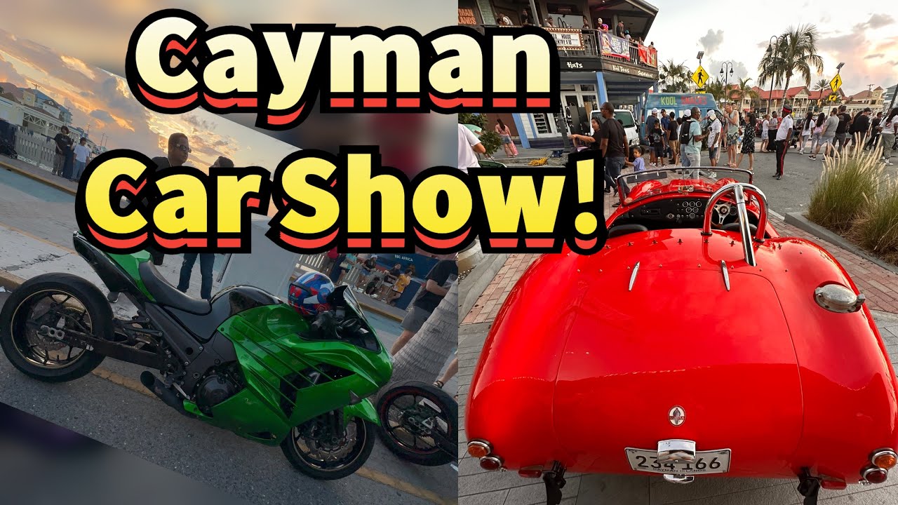 Tony’s Car Show Cayman Islands 🚗🔥 | Supercars, Customs & Island Vibes!