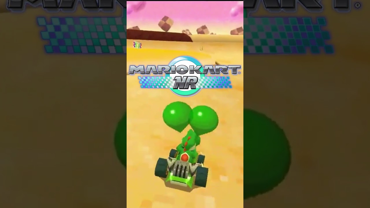 2 Mario Kart Wii on MKDS ROM Hacks #shorts