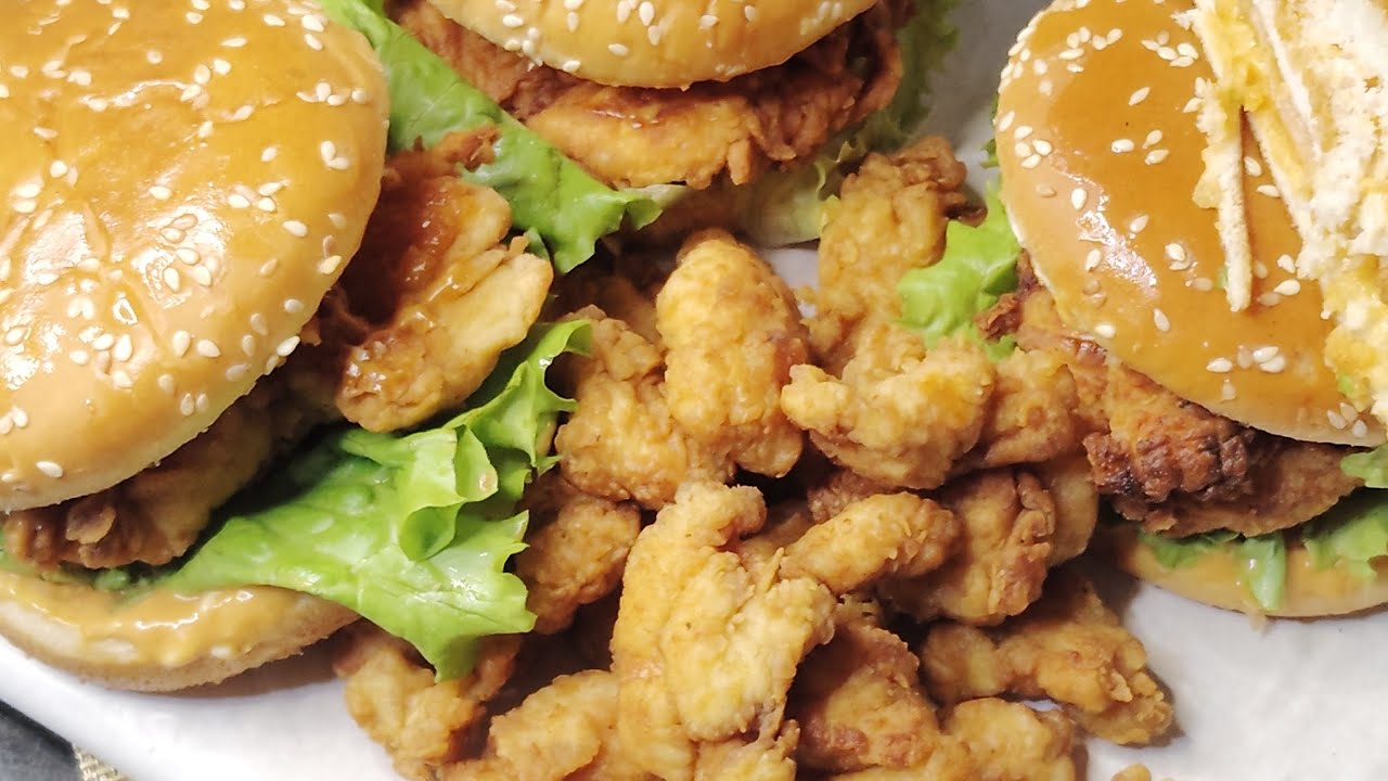 Kfc Style Chicken Zinger Burger Recipe | Crispy Zinger Burger Recipe