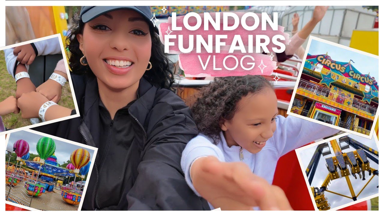 COME WITH US TO LONDON FUNFAIRS 🎡🎢 Pymmes Park, Day Out, Family Fun ✨