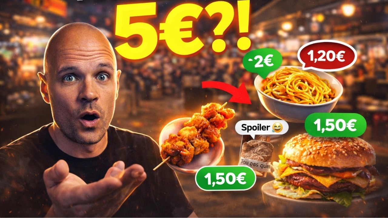 Ce que tu peux manger à Bangkok avec 5€