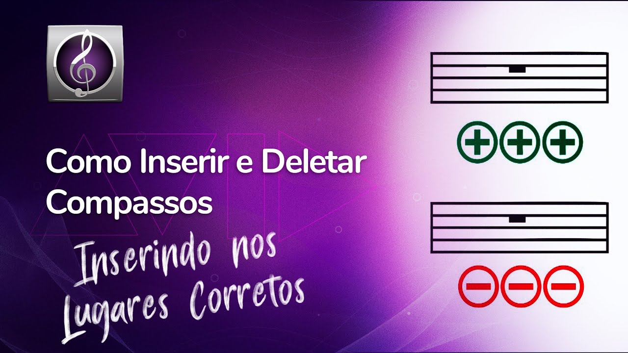 Sibelius Prático - Como adicionar e remover compassos (How to add/delete measures)
