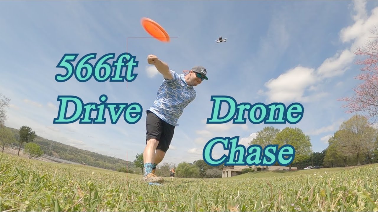 Double G 566 ft. Disc Golf Drive Chased to Perfection by FPV Racing Drone