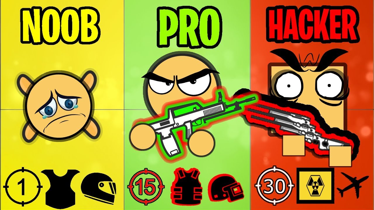 NOOB vs PRO vs HACKER - Surviv.io Battle Royale Highlights