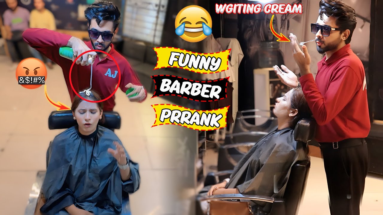 Funny Barber Prank Part 2 || BY AJ Ahsan ||