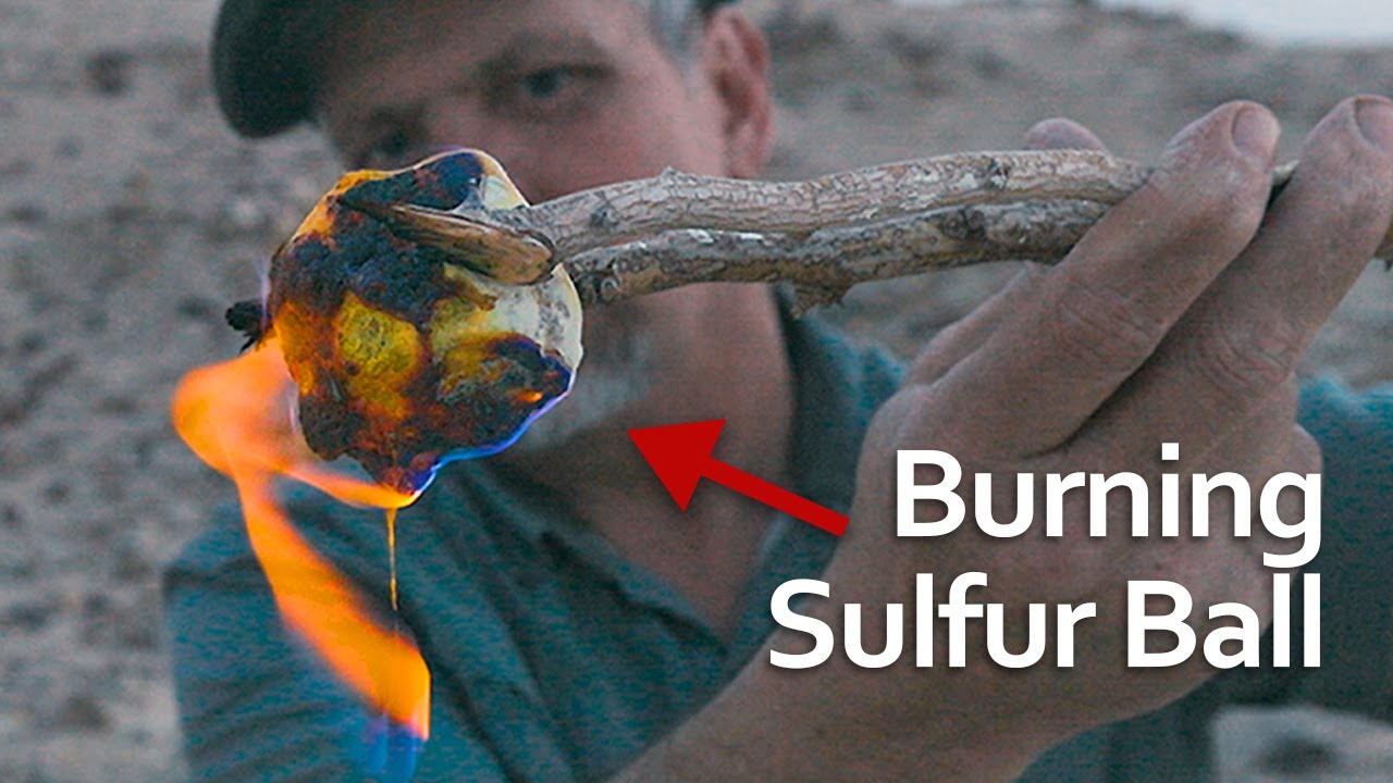 Sulfur Balls of Sodom and Gomorrah
