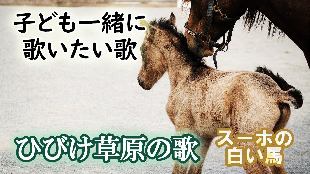 「ひびけ草原の歌」「スーホの白い馬」　 こどもと一緒に歌える歌　Suho's White Horse