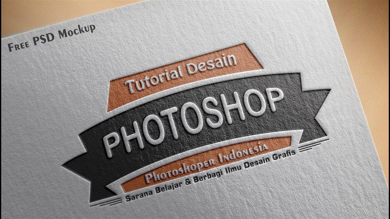 Cara Mudah Desain Logo dengan Mockup di Photoshop