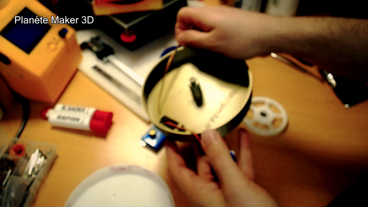 Planète Maker 3D : DIY Création d'un plateau tournant motorisé sur mesure.
