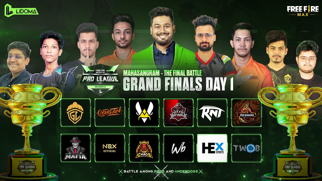 Pro League S2 | Grand Finals Day 1 | Ft. Rocky Mamu , OgElite , Mafias, GodL,TWOB,WB @TotalGaming093