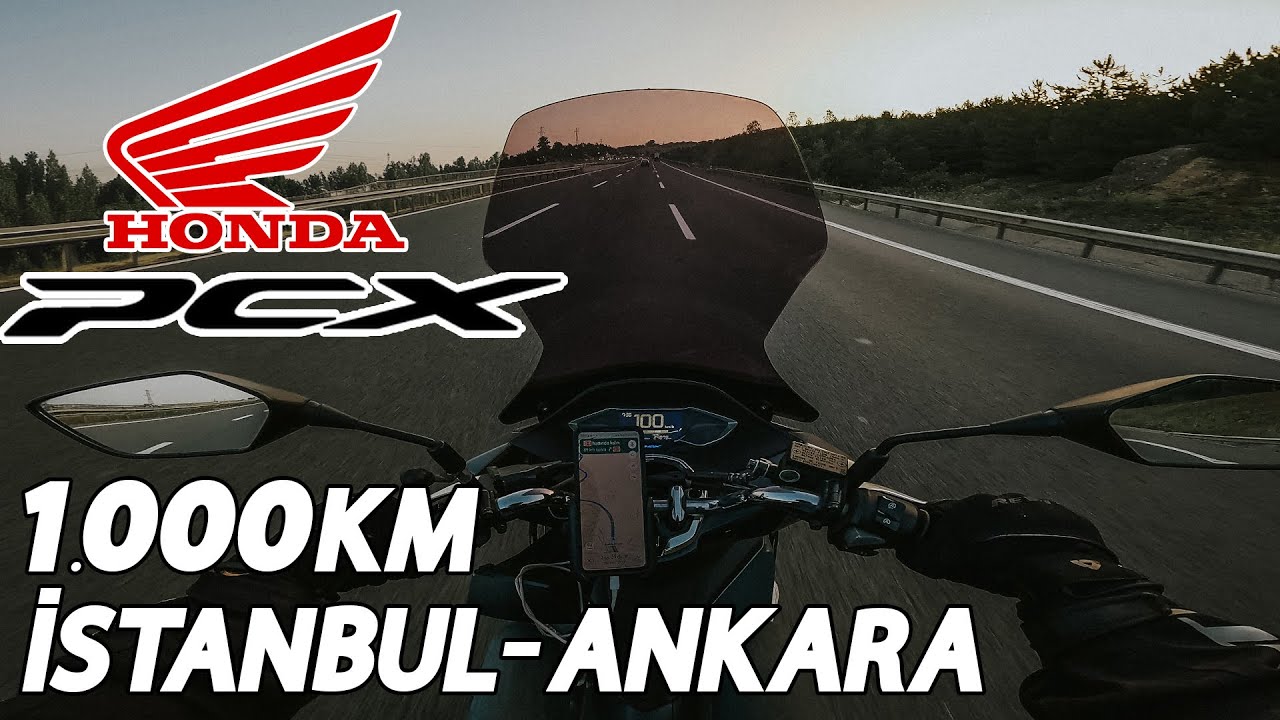 ANKARA'YA Bİ TURLAYALIM | HONDA PCX İLE 1000 KİLOMETRE | UZUN YOL VLOG
