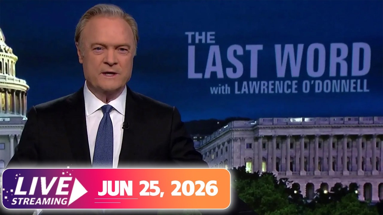 MSNBC Live : Deadline: White House 06/25/2026 | MS NOW News Trump Today Jun 25, 2026
